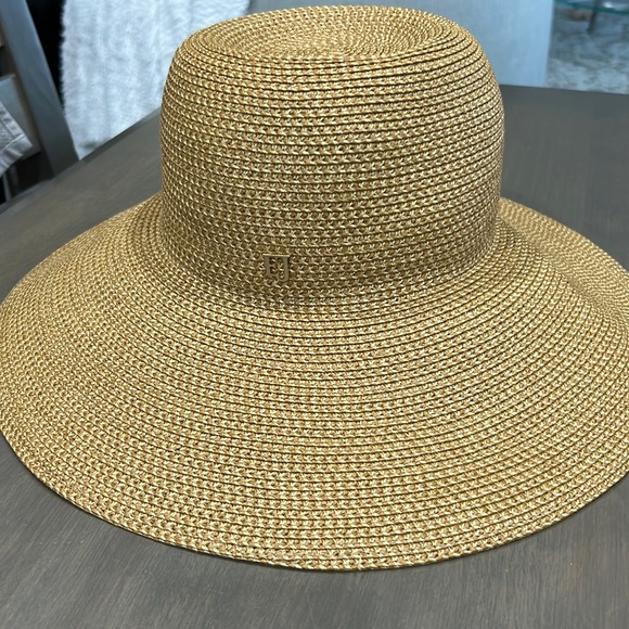 ERIC JAVITS NEW Hampton' Straw Sun Hat - Picture 3 of 9